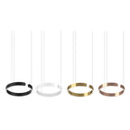 Urel Pendant Light Black/Gold Rose Living Room/Bedroom
