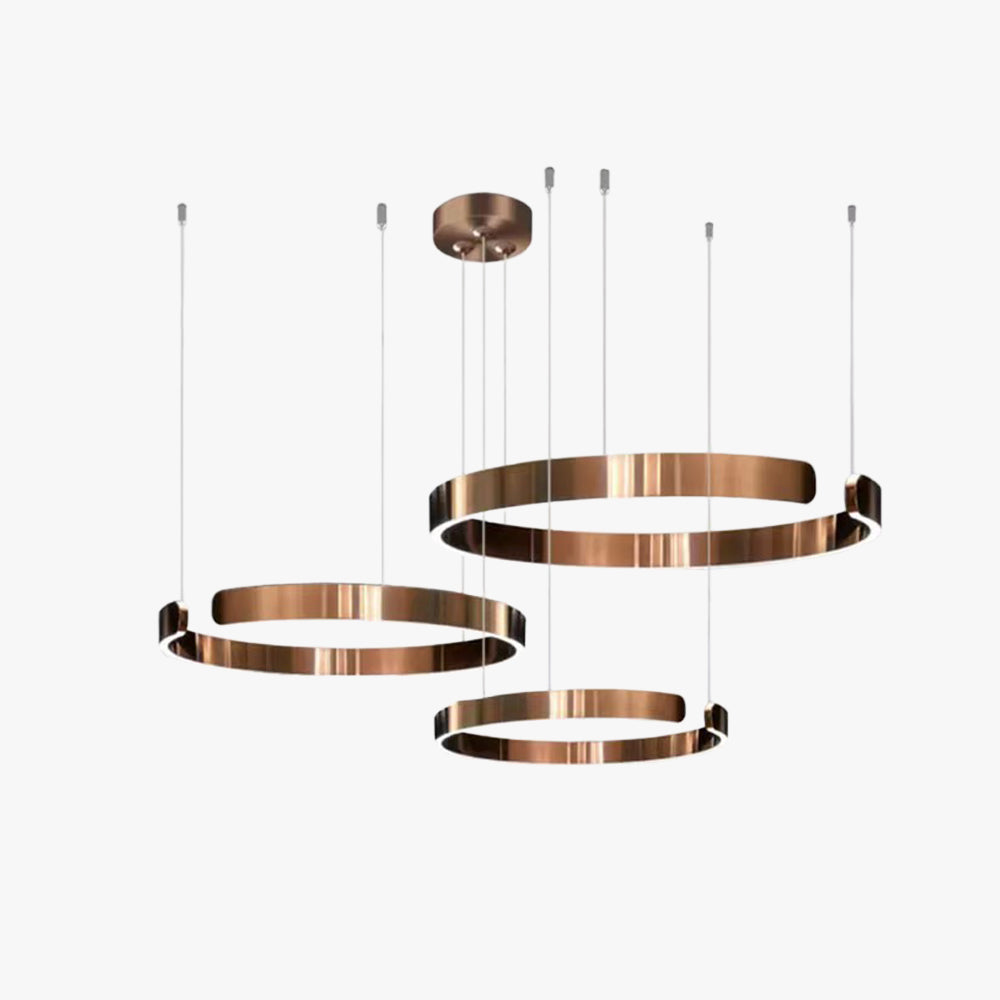 Urel Pendant Light Black/Gold Rose Living Room/Bedroom
