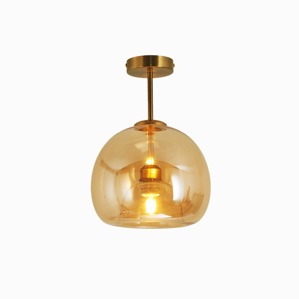 Rhea Glass Semi-Flush Mount Ceiling Light/Pendant Light