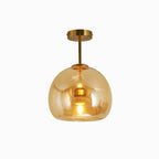 Rhea Glass Semi-Flush Mount Ceiling Light/Pendant Light
