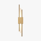 Drena Modern Linear Wall Sconce Marble. White/Green/Gold. Living Room