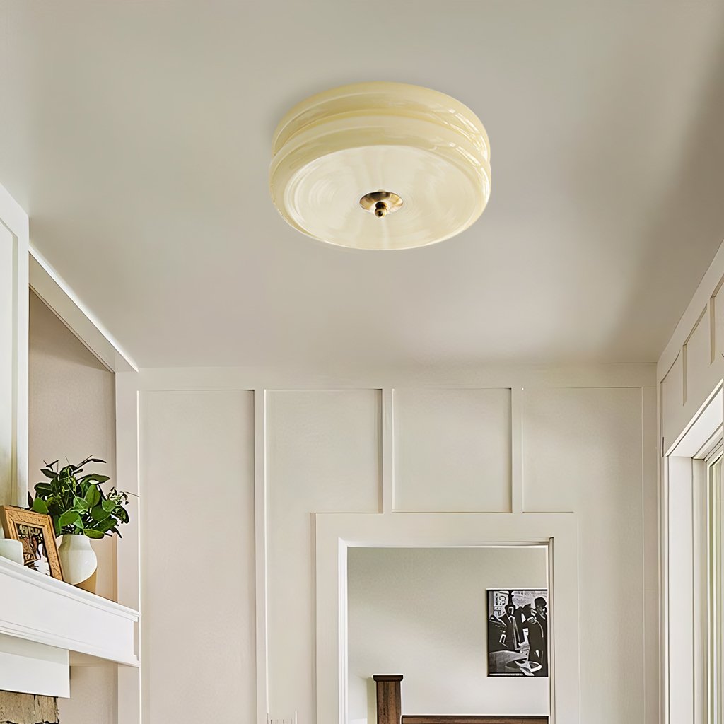 Lea Art Deco Round Ceiling Lamp