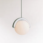 Uveta Linear Chandelier Red & Silver