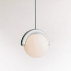 Uveta Linear Chandelier Red & Silver