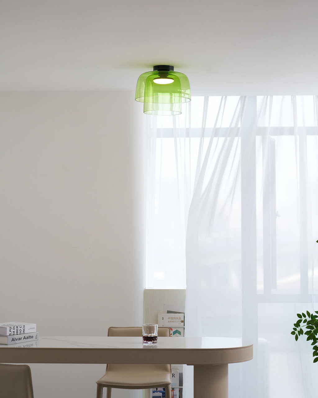 Levels Glass Ceiling Lamp