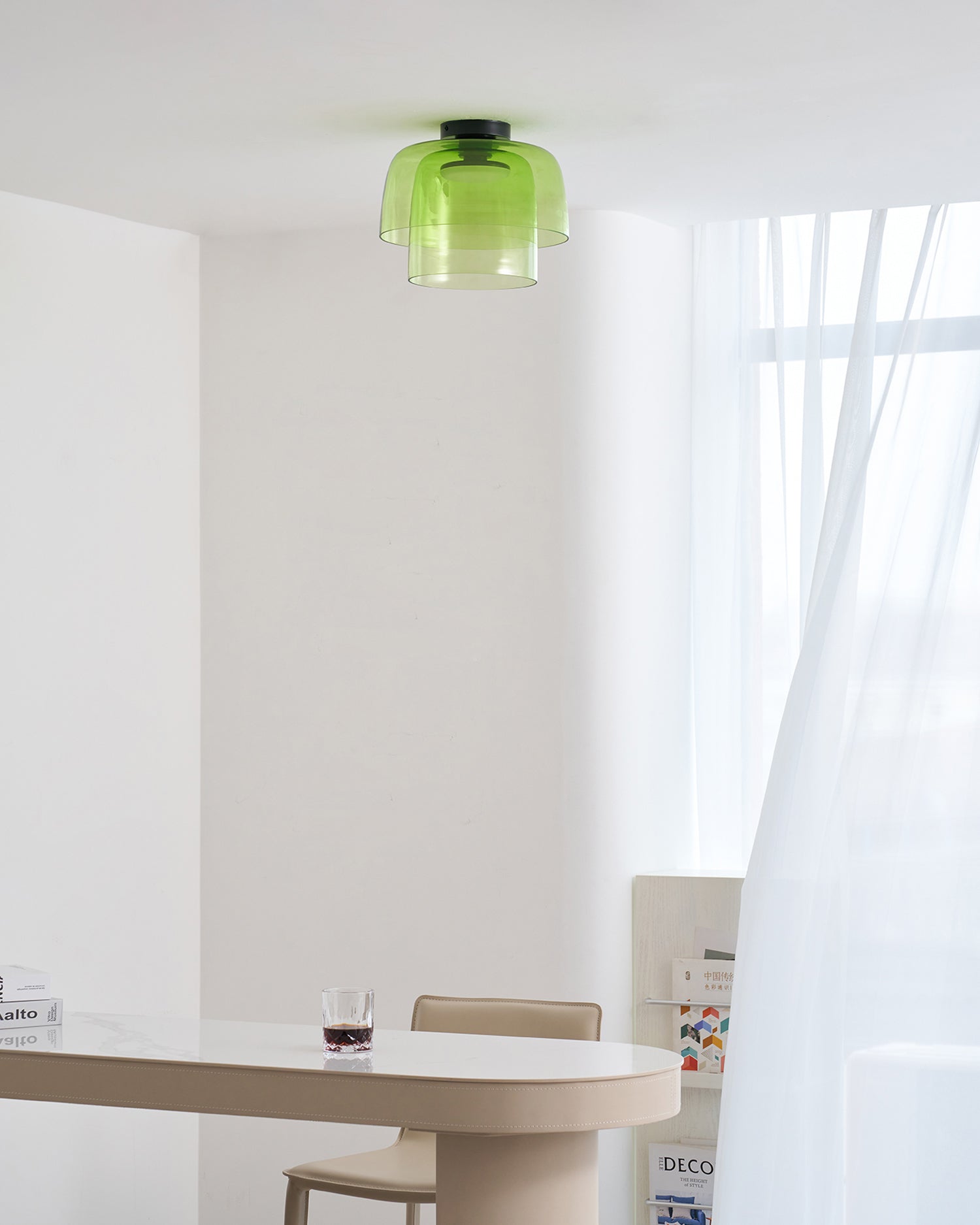 Levels Glass Ceiling Lamp