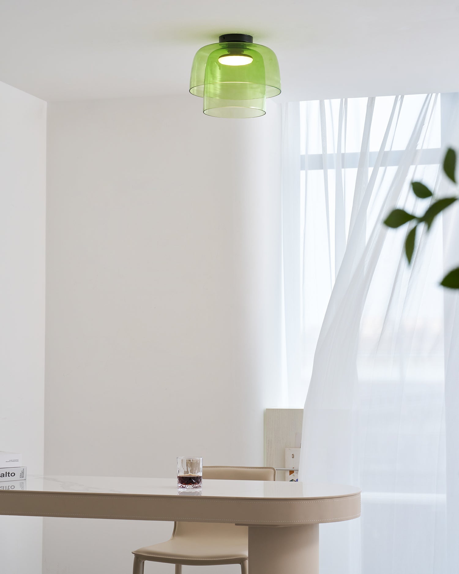 Levels Glass Ceiling Lamp