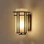 Outdoor Wall Lamp in Iron Retro Lantern