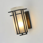 Outdoor Wall Lamp in Iron Retro Lantern