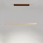 Imiror Minimalist Travertine Linear Pendant Light