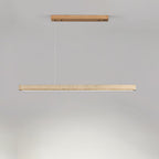 Imiror Minimalist Travertine Linear Pendant Light