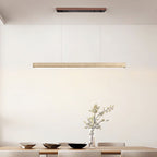Imiror Minimalist Travertine Linear Pendant Light