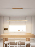 Imiror Minimalist Travertine Linear Pendant Light