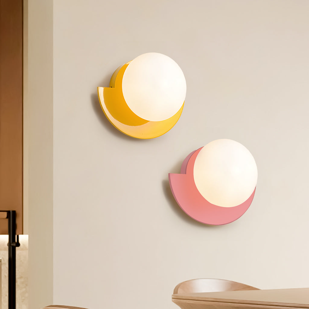 Linus Minimalist Colorful C.Wall Lamp