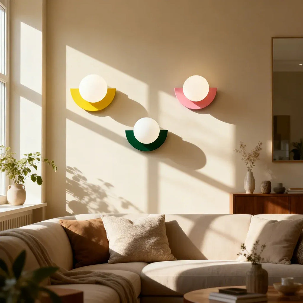 Linus Minimalist Colorful C.Wall Lamp