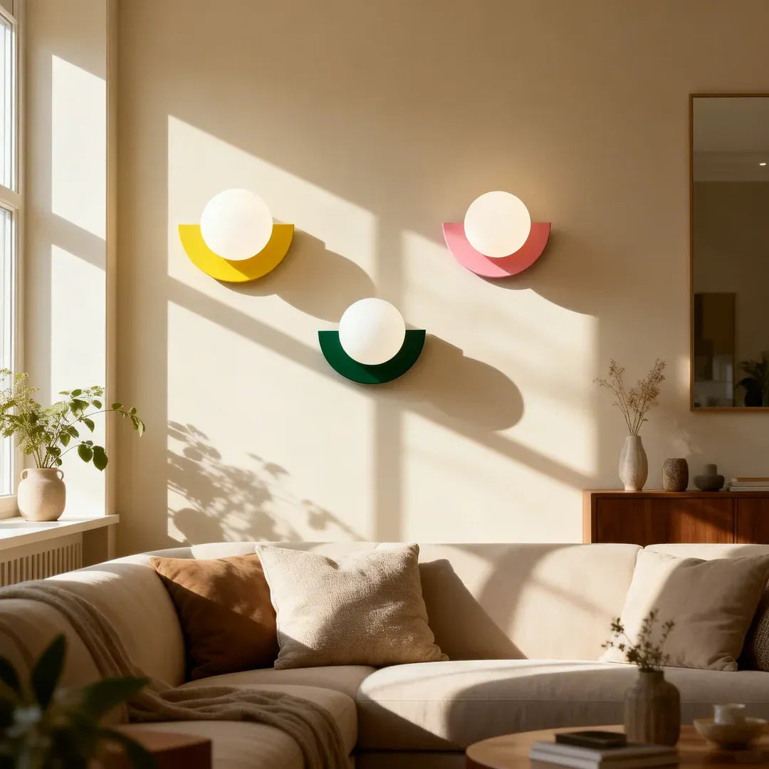 Linus Minimalist Colorful C.Wall Lamp