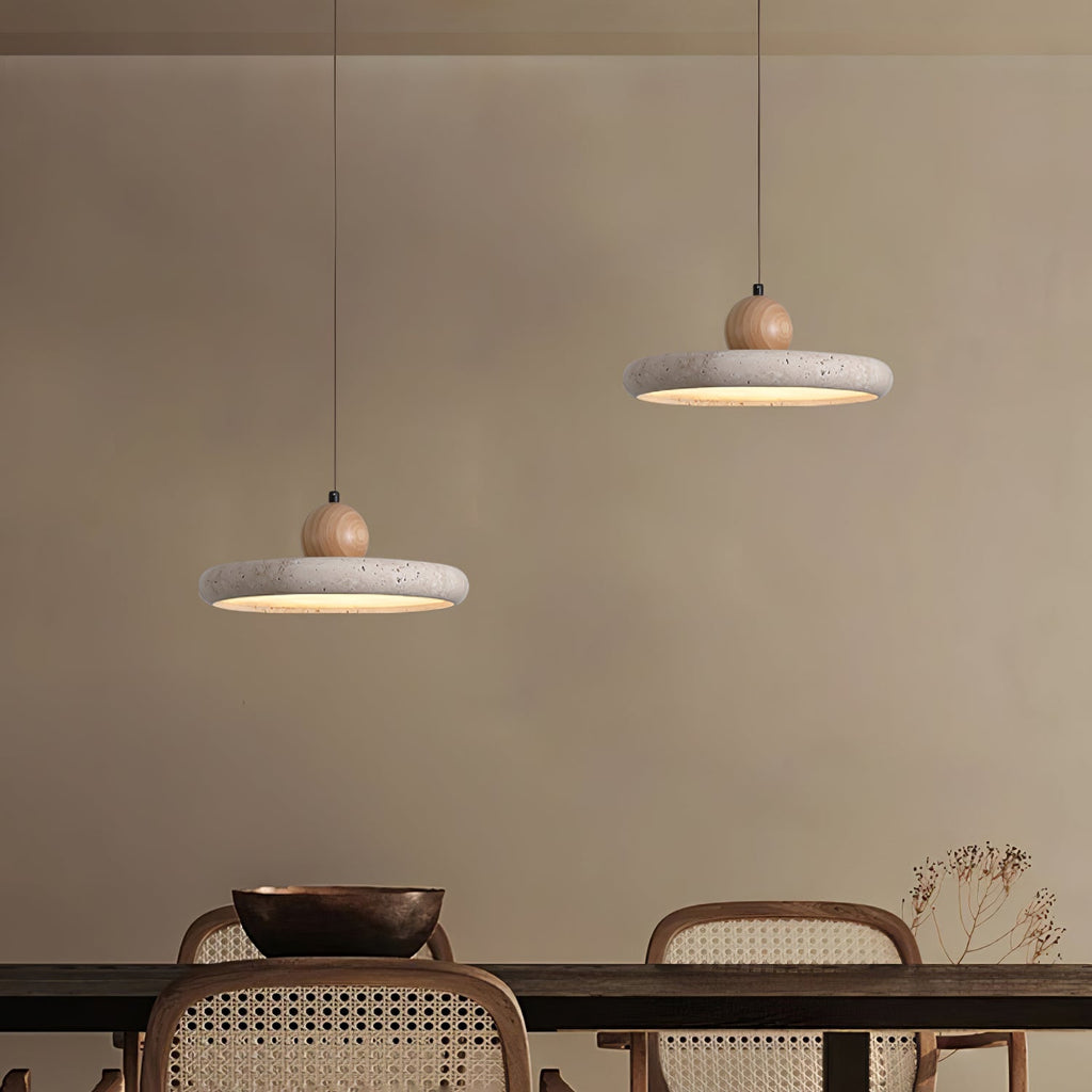 Opalyn Suspension Travertine Wood