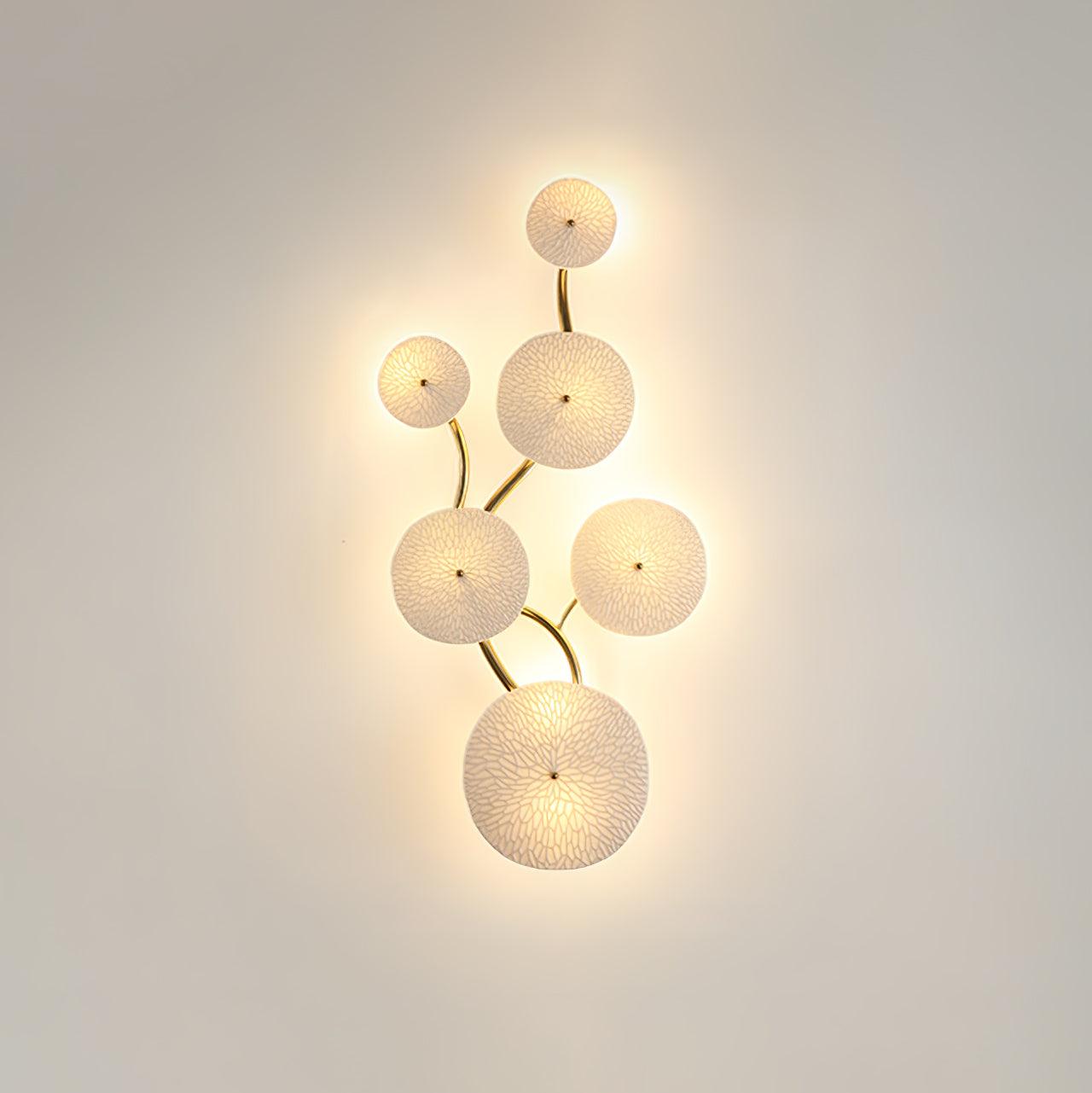 Jesse Nordic Art Petal Wall Lamp Elegant