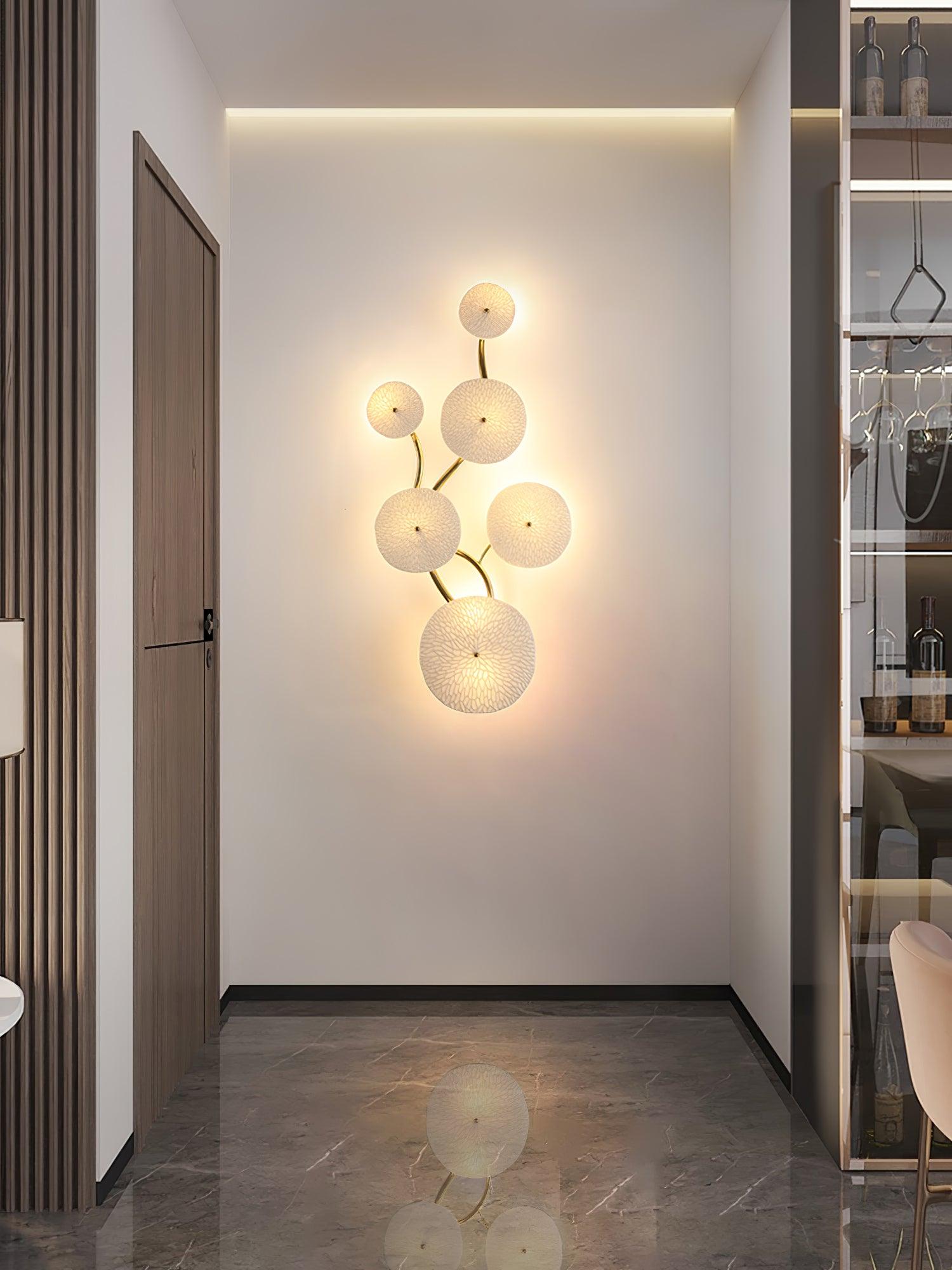 Jesse Nordic Art Petal Wall Lamp Elegant
