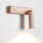 Ornoria Cylindrical Wall Sconce in Travertine
