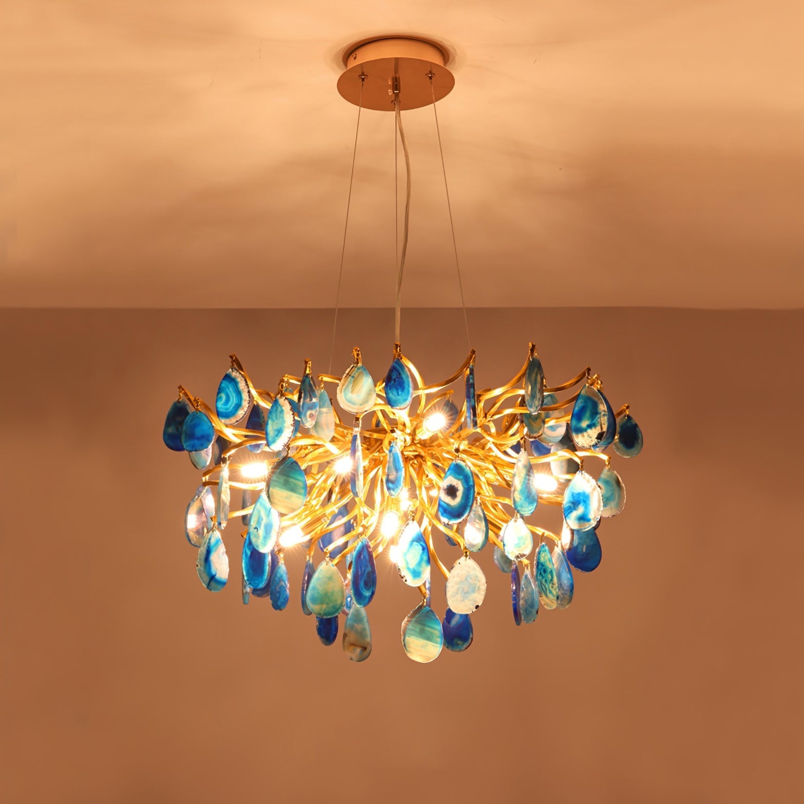 Luxury Agate Chandelier