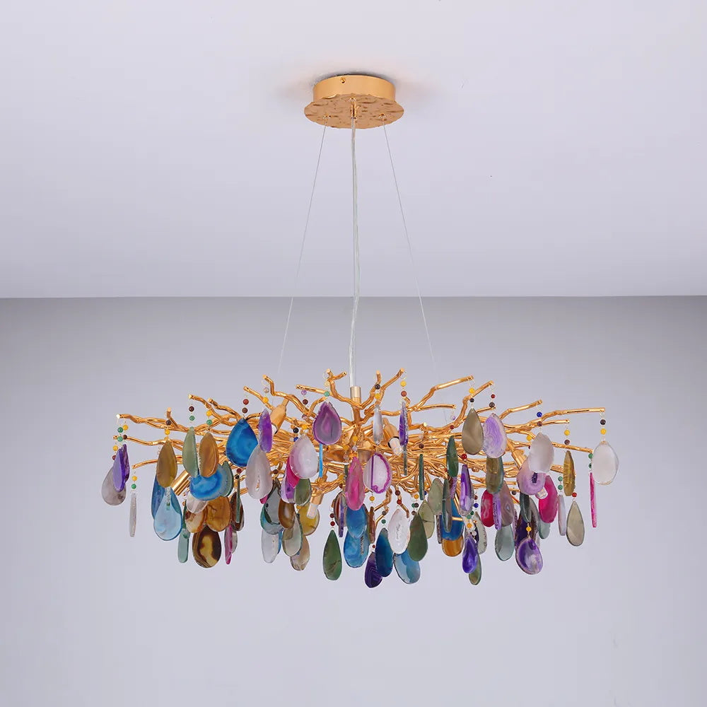Luxury Agate Chandelier