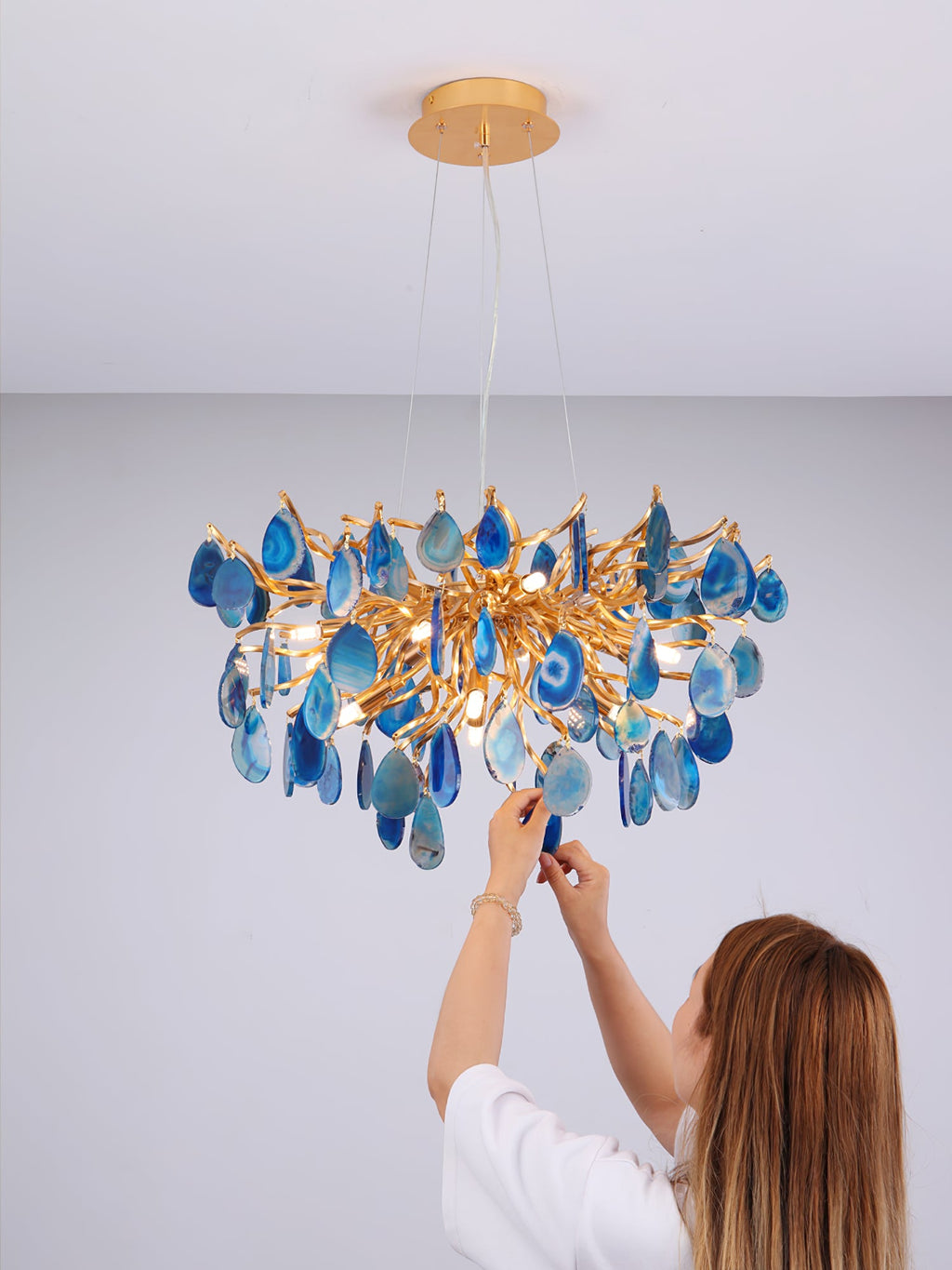 Luxury Agate Chandelier