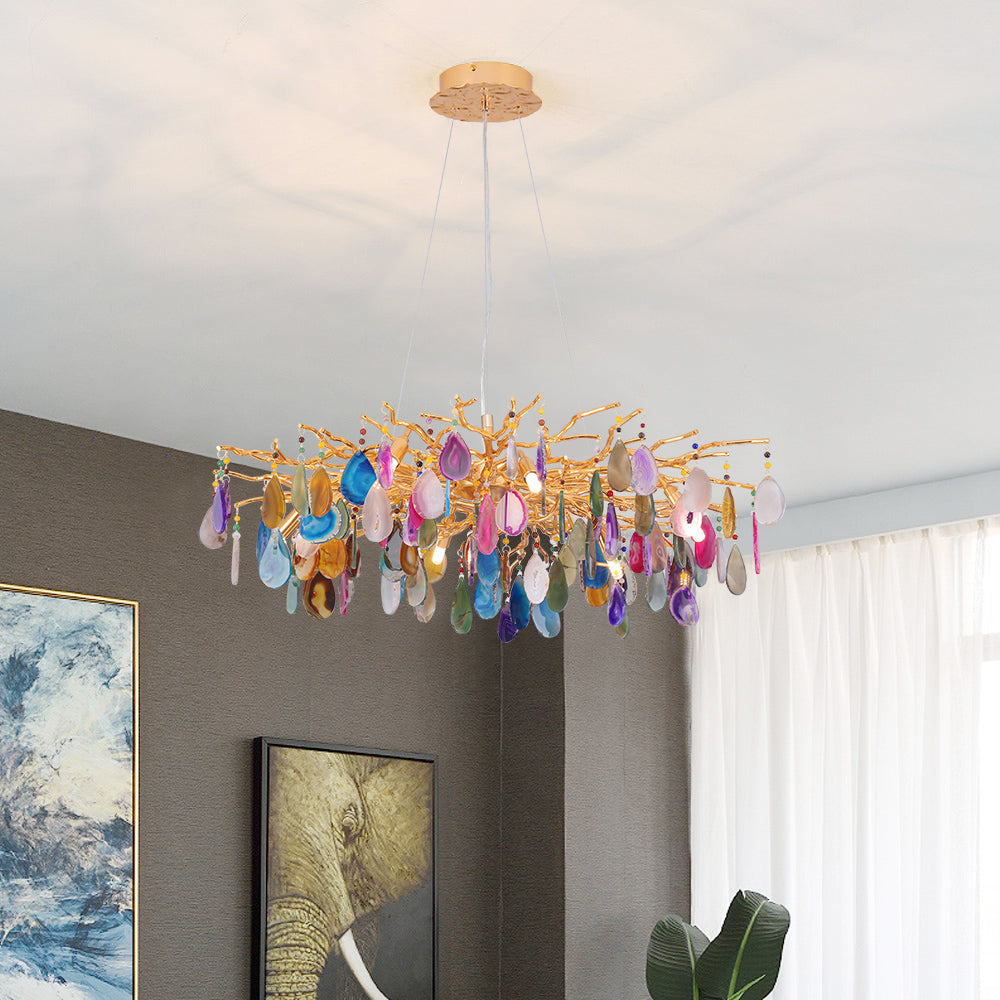 Luxury Agate Chandelier