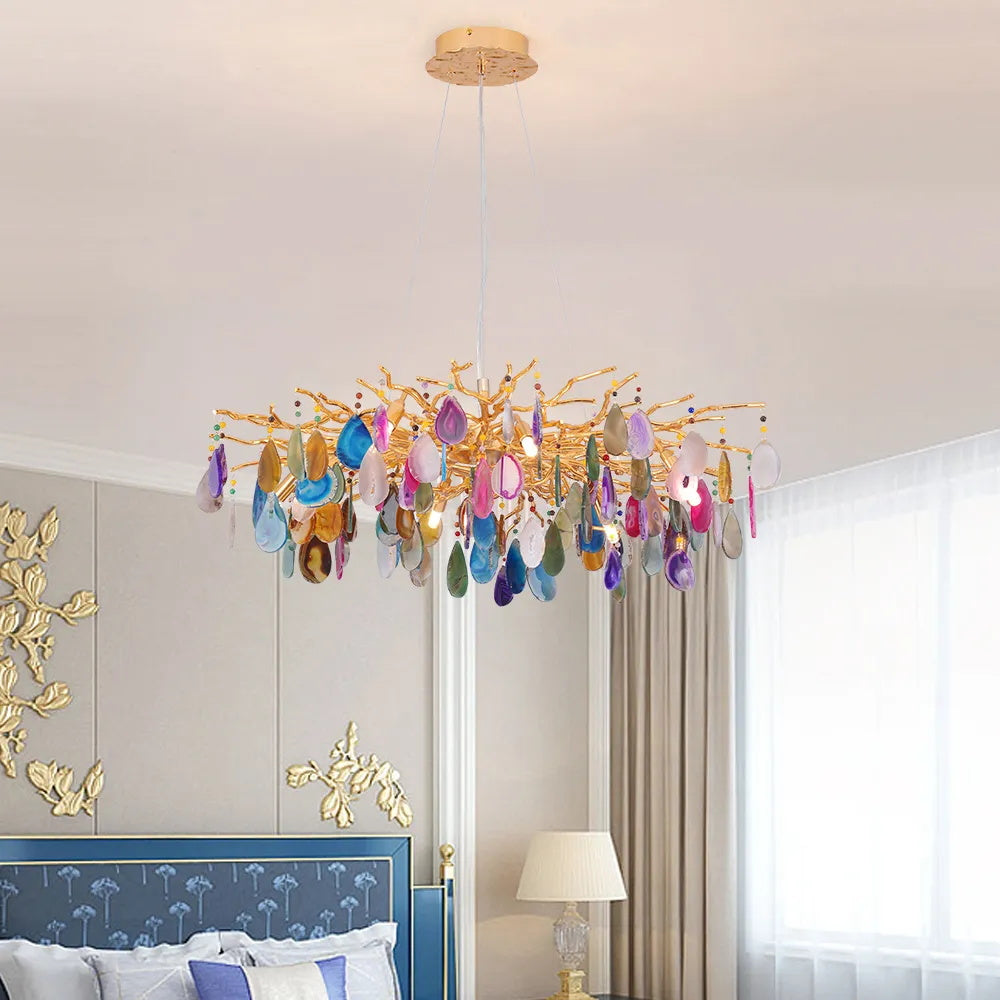 Luxury Agate Chandelier
