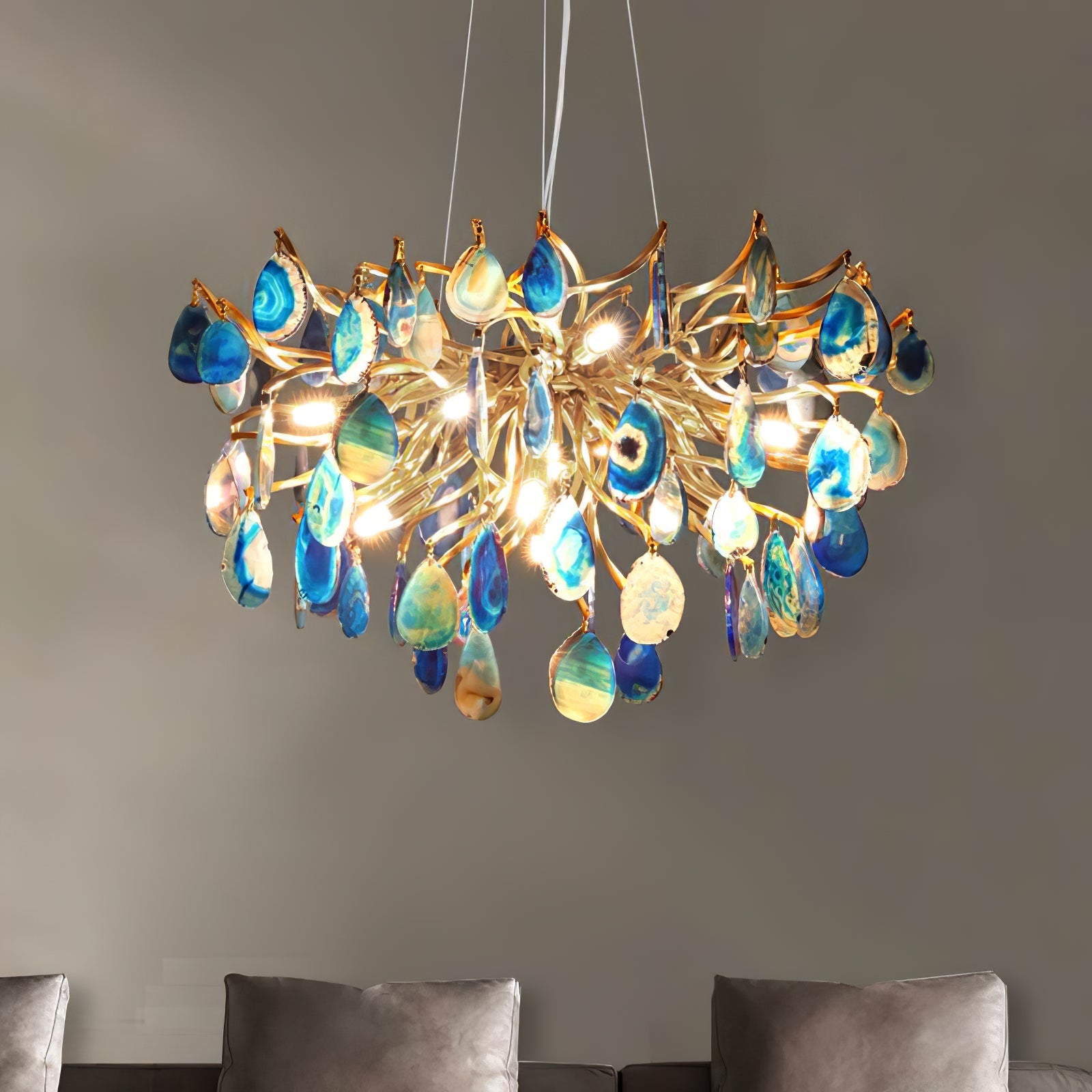 Luxury Agate Chandelier