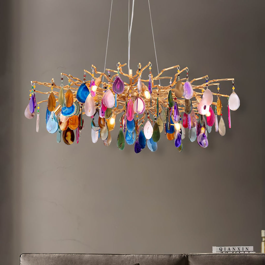 Luxury Agate Chandelier