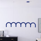 M Shaped Circle Chandelier