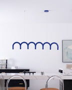 M Shaped Circle Chandelier