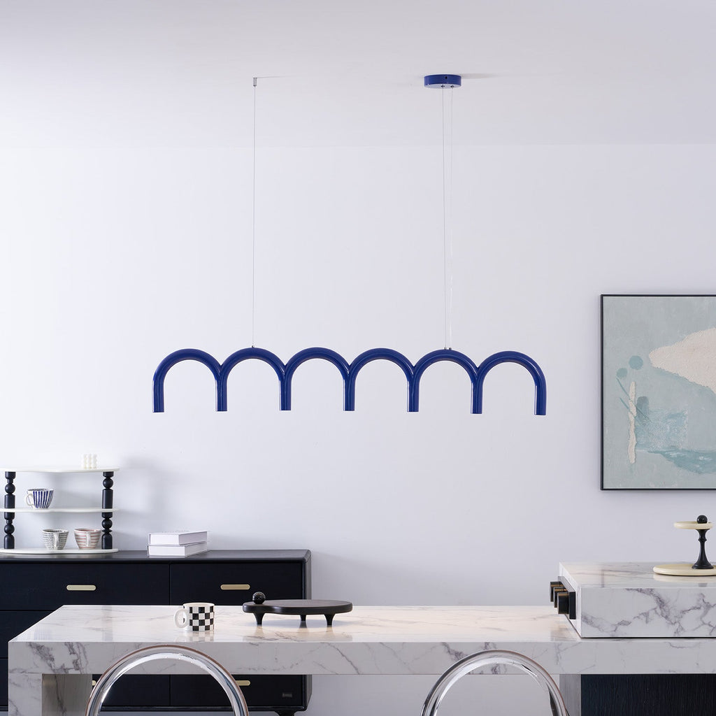 M Shaped Circle Chandelier