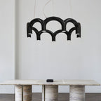 M Shaped Circle Chandelier