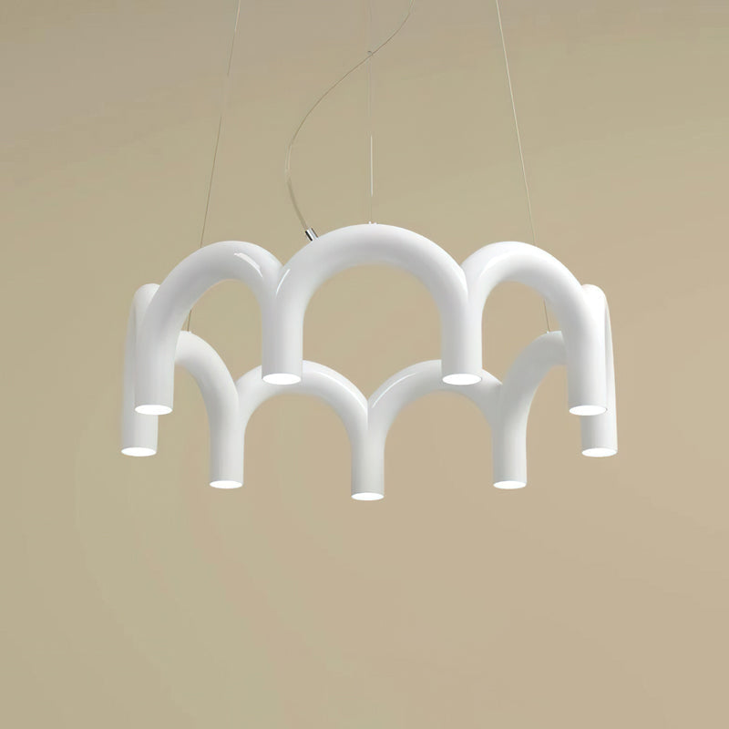 M Shaped Circle Chandelier