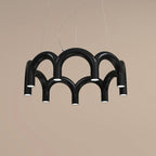 M Shaped Circle Chandelier