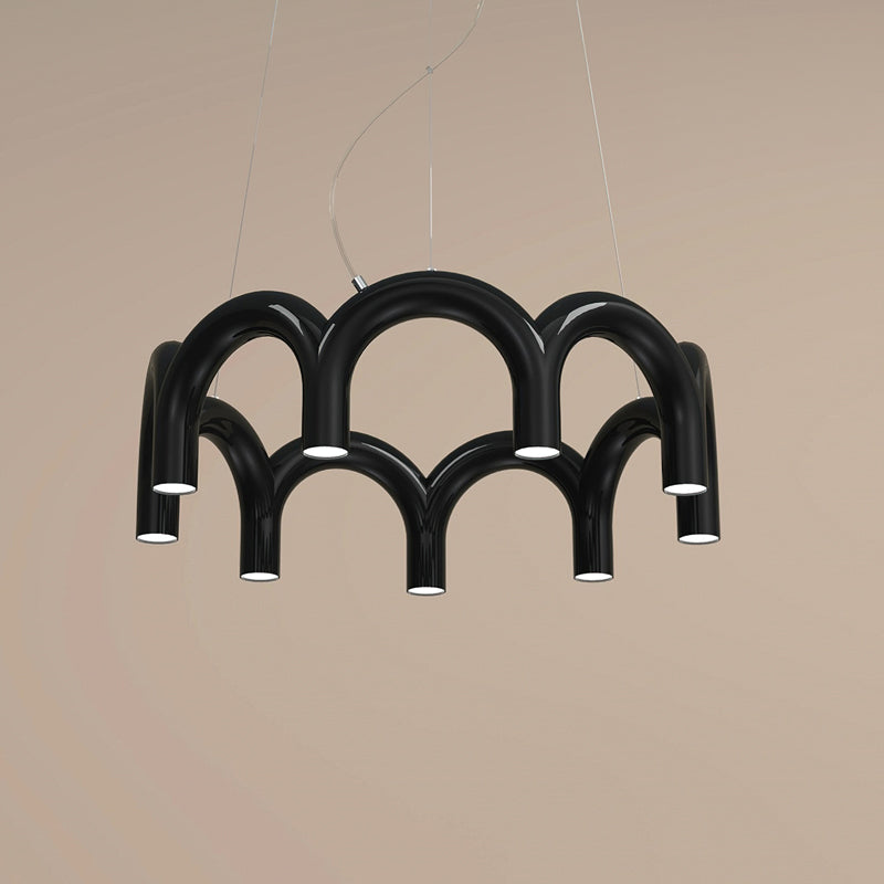 M Shaped Circle Chandelier