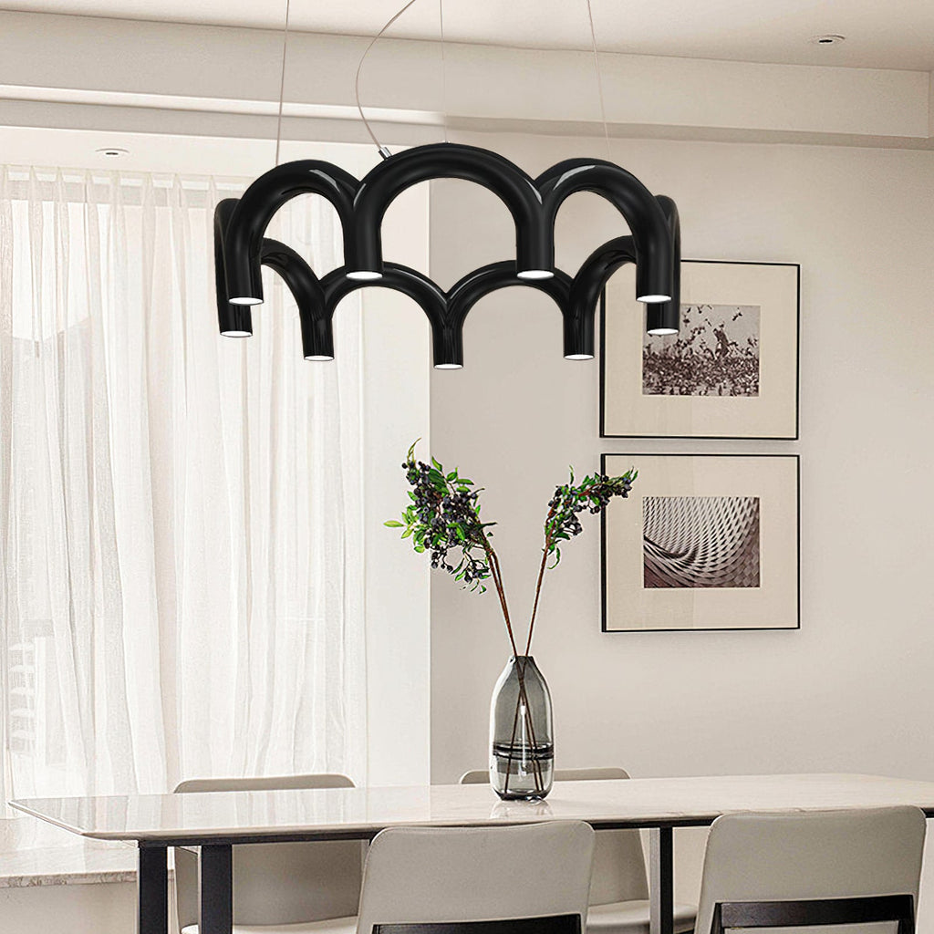 M Shaped Circle Chandelier