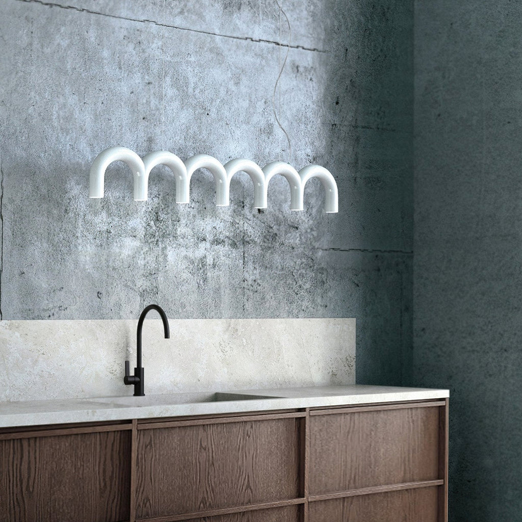 M Shaped Circle Chandelier