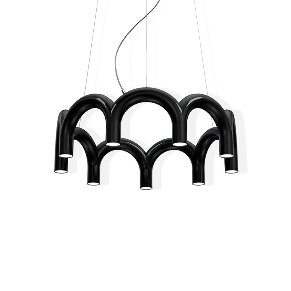 M Shaped Circle Chandelier