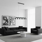M Shaped Circle Chandelier