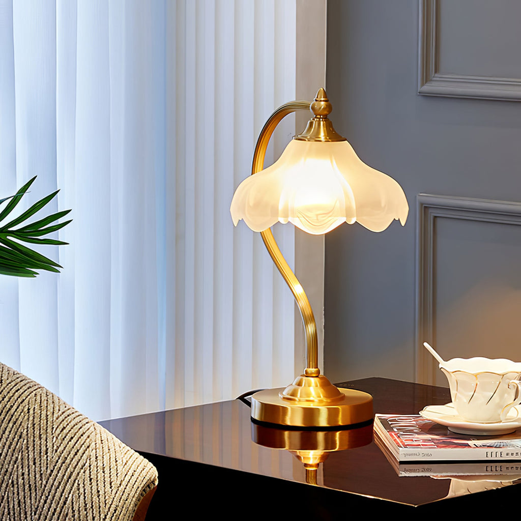 Magnolia Flower Table Lamp