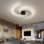 Wesley Ceiling Light Fireworks Artistic Design Black/Gold