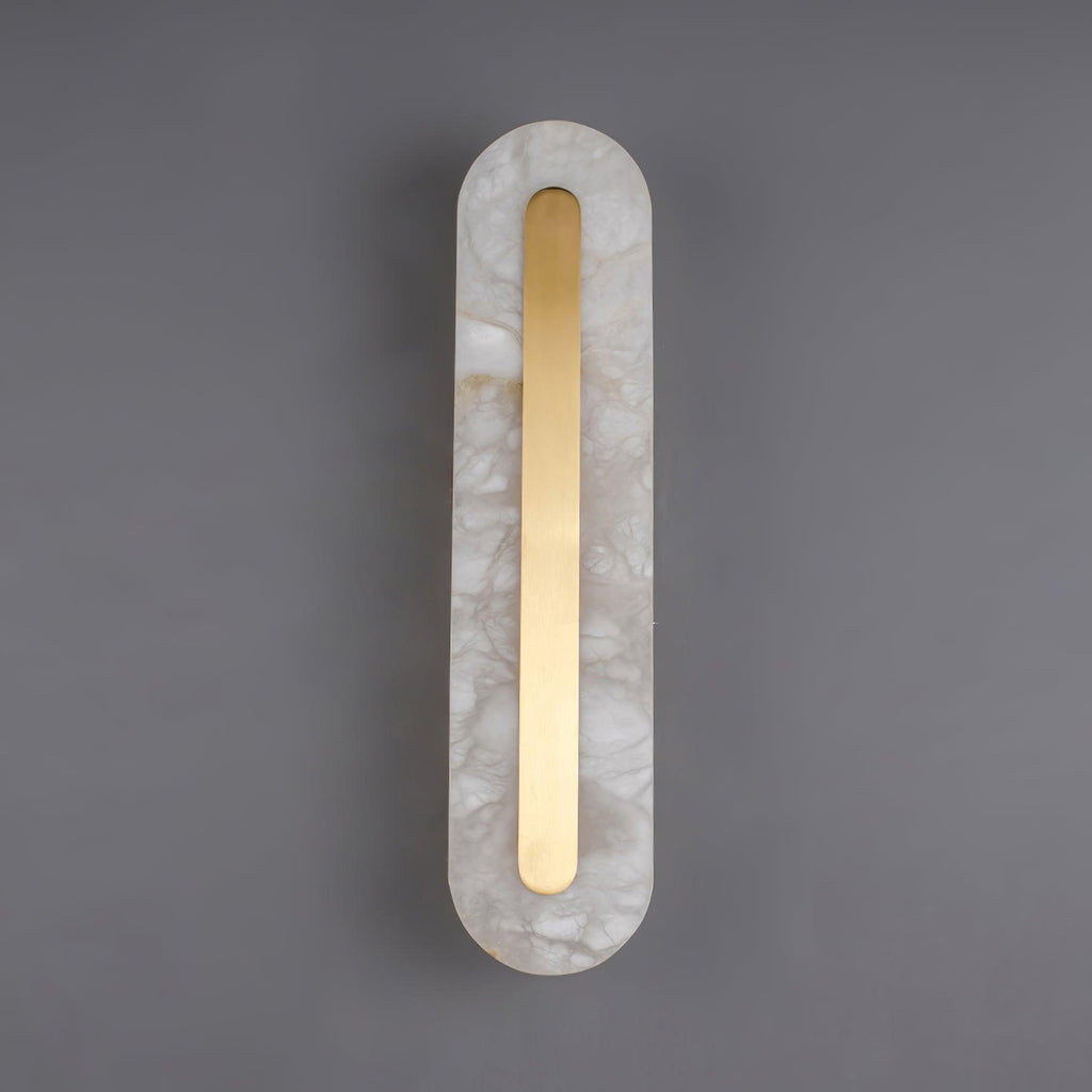 Hurn Alabaster Rounded Wall Lamp