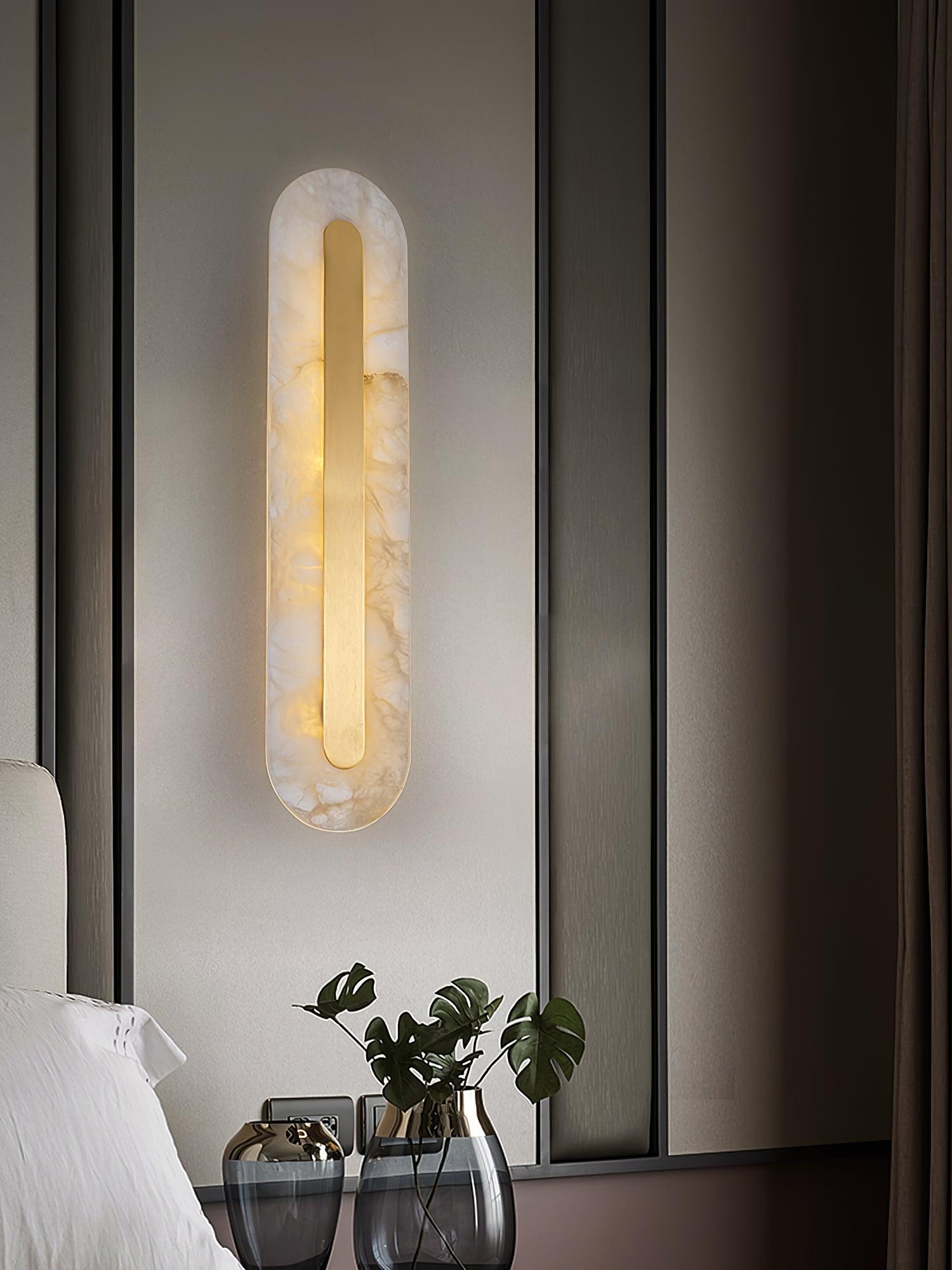 Selvia Wall Sconce in Alabaster