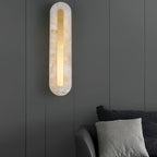 Hurn Alabaster Rounded Wall Lamp