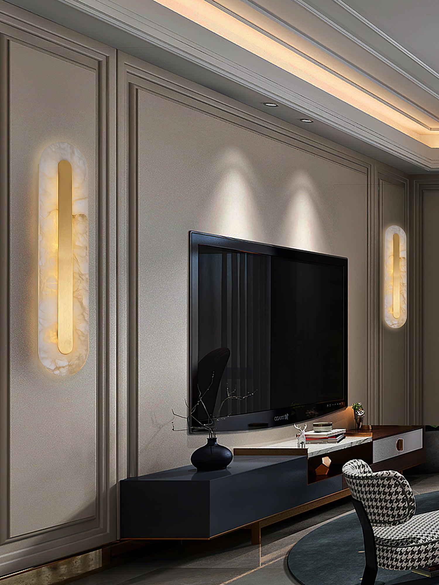 Selvia Wall Sconce in Alabaster