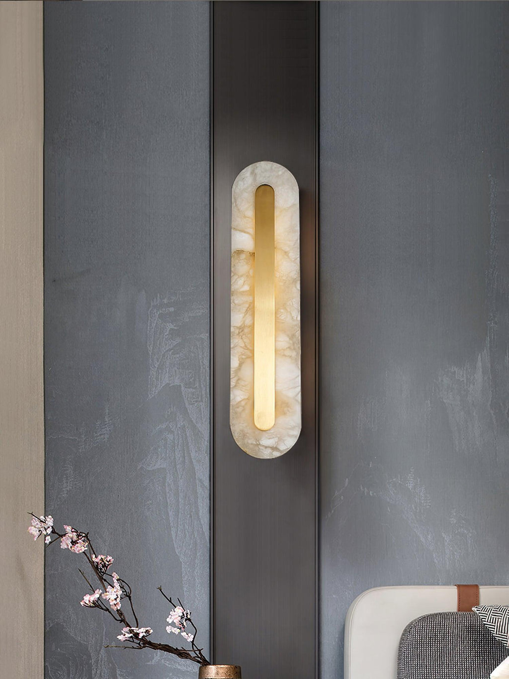 Selvia Wall Sconce in Alabaster