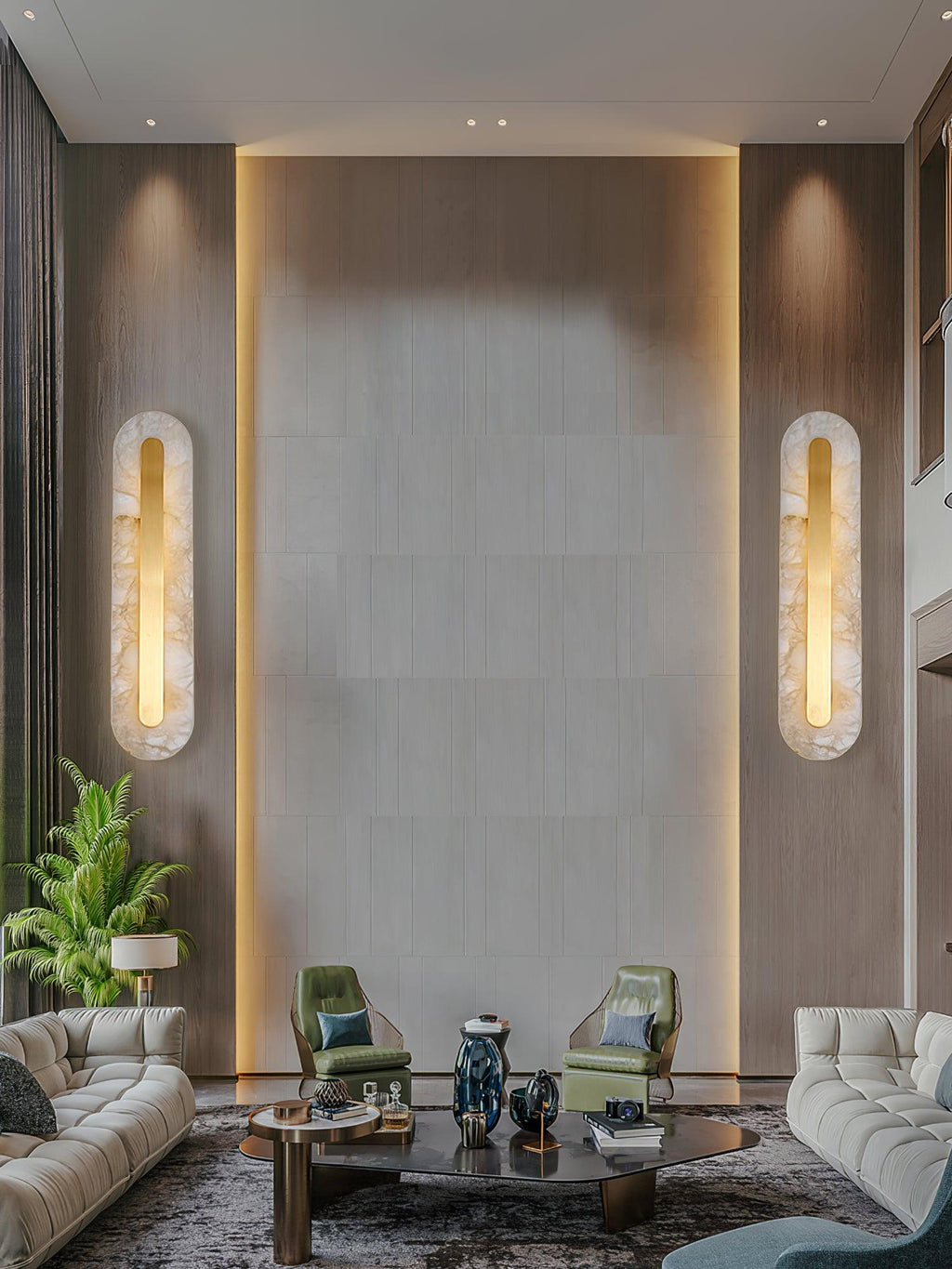 Selvia Wall Sconce in Alabaster